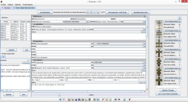 Logiciel de traitement des données (objets)